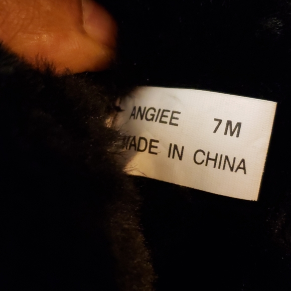 ANGIEE BLACK LEATHER UPPER BOOTS SIZE 7M - Picture 8 of 8